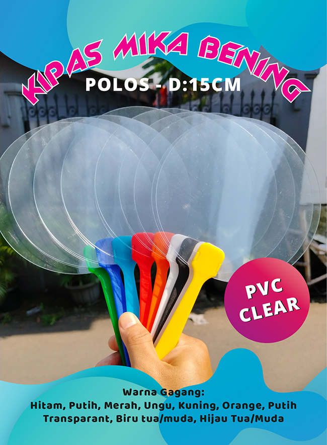 Kipas Polos Mika Bening