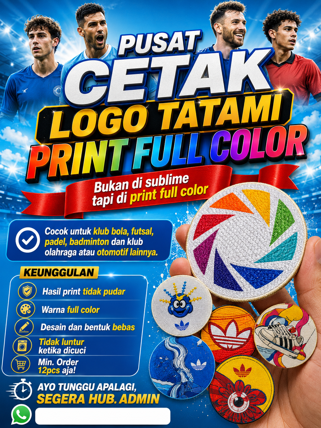 Logo Tatami UV Print Full Color